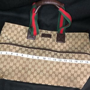 Authentic GG Monogram Gucci Large Bag
